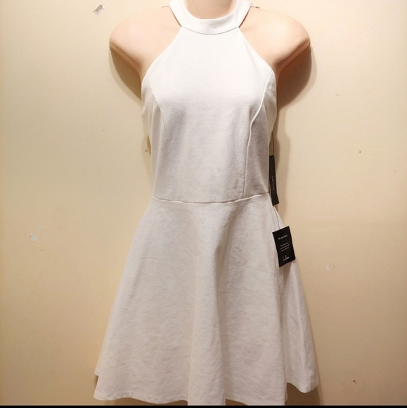 Lulus White Lace Skater Dress Size Small (2-4) NEW with Tags - Picture 3 of 8